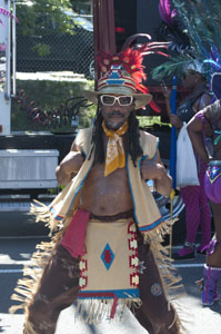Image of dancer at 2013 Boston Caribbean Parade